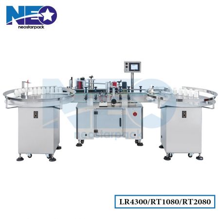 Automatic Round Bottle Labeler with Rotary Table - Automatic round bottle labeller with rotary table
